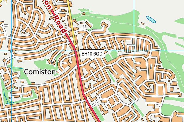 EH10 6QD map - OS VectorMap District (Ordnance Survey) EH10 6QD map - OS VectorMap District (Ordnance Survey)
