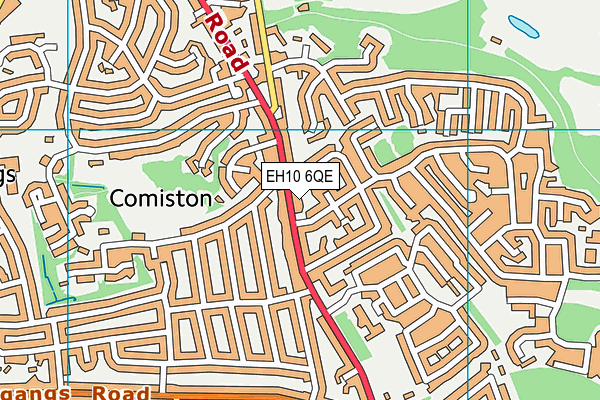 EH10 6QE map - OS VectorMap District (Ordnance Survey) EH10 6QE map - OS VectorMap District (Ordnance Survey)