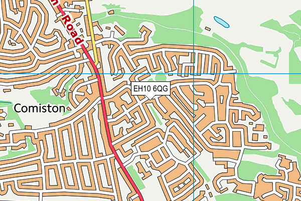 EH10 6QG map - OS VectorMap District (Ordnance Survey) EH10 6QG map - OS VectorMap District (Ordnance Survey)