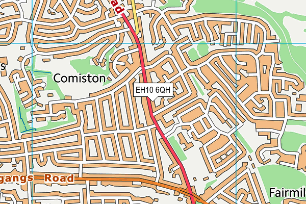 EH10 6QH map - OS VectorMap District (Ordnance Survey) EH10 6QH map - OS VectorMap District (Ordnance Survey)