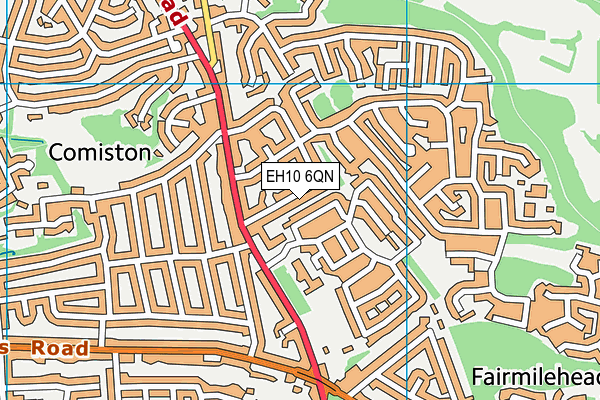 EH10 6QN map - OS VectorMap District (Ordnance Survey) EH10 6QN map - OS VectorMap District (Ordnance Survey)
