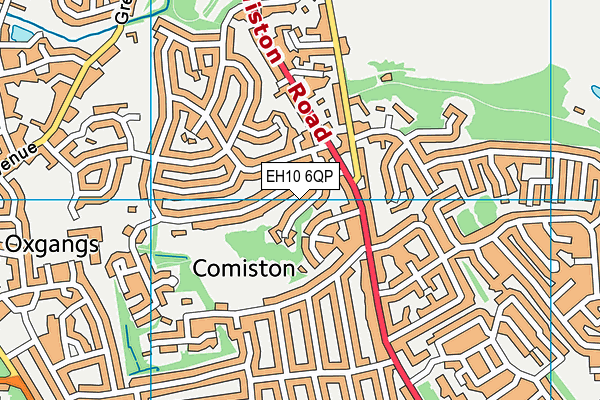 EH10 6QP map - OS VectorMap District (Ordnance Survey) EH10 6QP map - OS VectorMap District (Ordnance Survey)