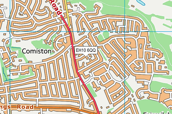 EH10 6QQ map - OS VectorMap District (Ordnance Survey) EH10 6QQ map - OS VectorMap District (Ordnance Survey)
