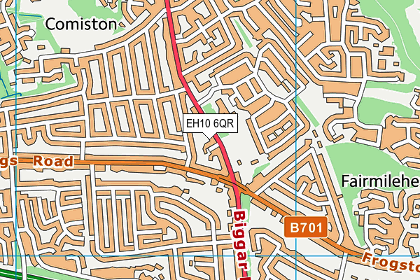 EH10 6QR map - OS VectorMap District (Ordnance Survey) EH10 6QR map - OS VectorMap District (Ordnance Survey)