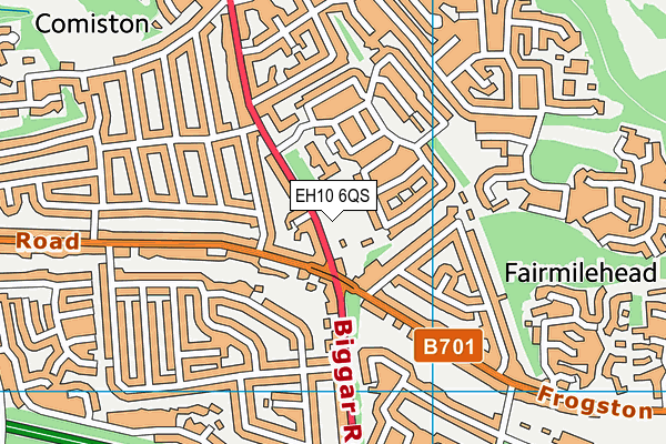 EH10 6QS map - OS VectorMap District (Ordnance Survey) EH10 6QS map - OS VectorMap District (Ordnance Survey)