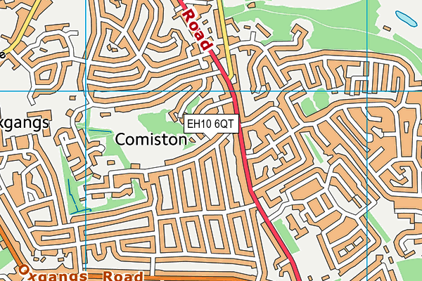 EH10 6QT map - OS VectorMap District (Ordnance Survey) EH10 6QT map - OS VectorMap District (Ordnance Survey)