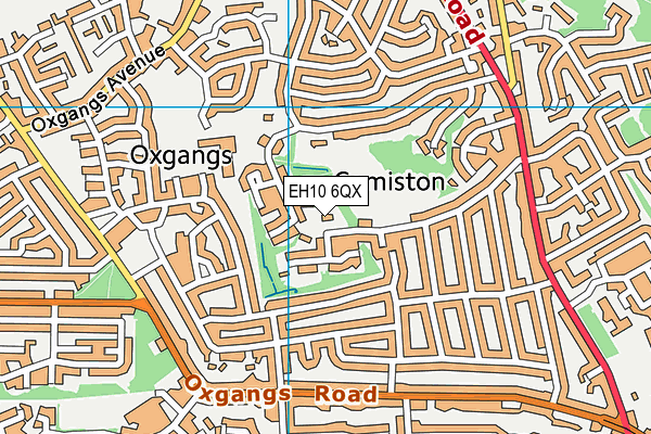 EH10 6QX map - OS VectorMap District (Ordnance Survey) EH10 6QX map - OS VectorMap District (Ordnance Survey)
