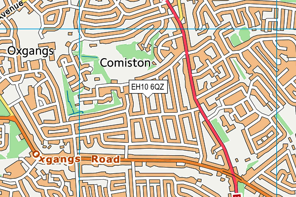EH10 6QZ map - OS VectorMap District (Ordnance Survey) EH10 6QZ map - OS VectorMap District (Ordnance Survey)