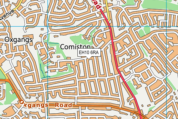 EH10 6RA map - OS VectorMap District (Ordnance Survey) EH10 6RA map - OS VectorMap District (Ordnance Survey)