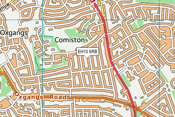 EH10 6RB map - OS VectorMap District (Ordnance Survey) EH10 6RB map - OS VectorMap District (Ordnance Survey)