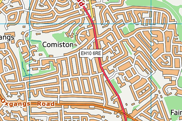 EH10 6RE map - OS VectorMap District (Ordnance Survey) EH10 6RE map - OS VectorMap District (Ordnance Survey)