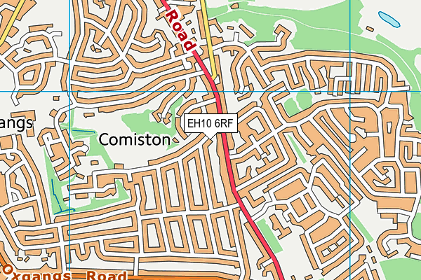 EH10 6RF map - OS VectorMap District (Ordnance Survey) EH10 6RF map - OS VectorMap District (Ordnance Survey)