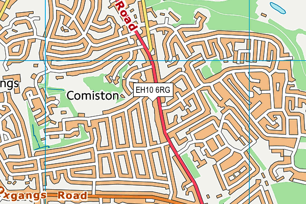 EH10 6RG map - OS VectorMap District (Ordnance Survey) EH10 6RG map - OS VectorMap District (Ordnance Survey)