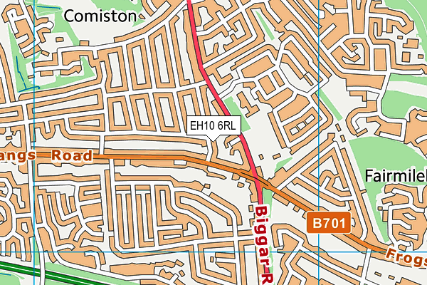EH10 6RL map - OS VectorMap District (Ordnance Survey) EH10 6RL map - OS VectorMap District (Ordnance Survey)