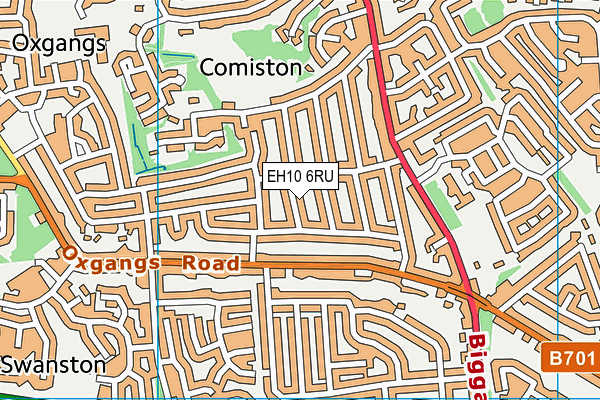 EH10 6RU map - OS VectorMap District (Ordnance Survey) EH10 6RU map - OS VectorMap District (Ordnance Survey)