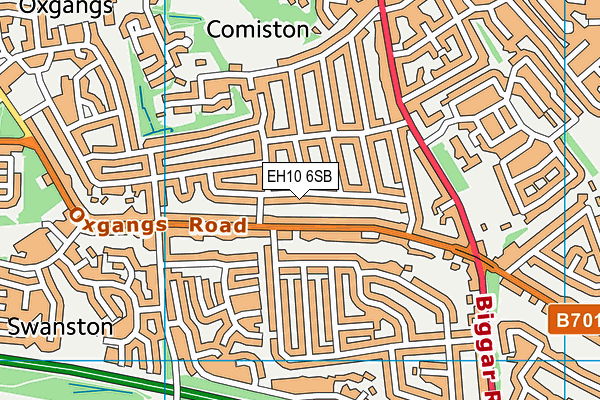 EH10 6SB map - OS VectorMap District (Ordnance Survey) EH10 6SB map - OS VectorMap District (Ordnance Survey)
