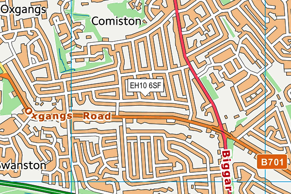 EH10 6SF map - OS VectorMap District (Ordnance Survey) EH10 6SF map - OS VectorMap District (Ordnance Survey)