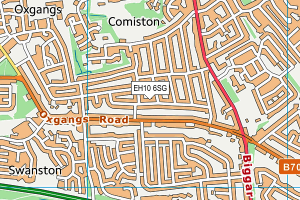 EH10 6SG map - OS VectorMap District (Ordnance Survey) EH10 6SG map - OS VectorMap District (Ordnance Survey)