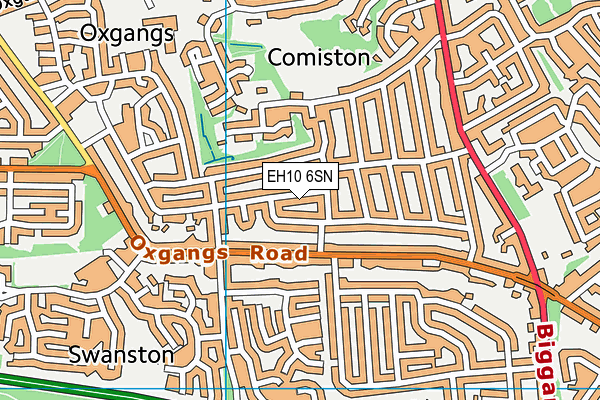 EH10 6SN map - OS VectorMap District (Ordnance Survey) EH10 6SN map - OS VectorMap District (Ordnance Survey)