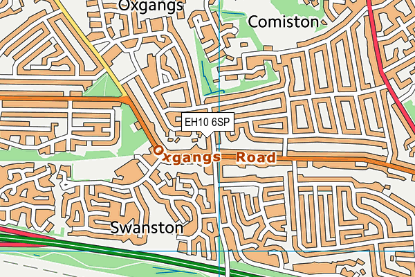 EH10 6SP map - OS VectorMap District (Ordnance Survey) EH10 6SP map - OS VectorMap District (Ordnance Survey)