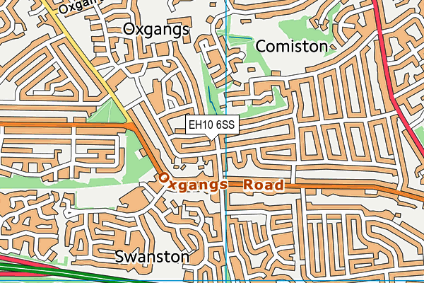 EH10 6SS map - OS VectorMap District (Ordnance Survey) EH10 6SS map - OS VectorMap District (Ordnance Survey)