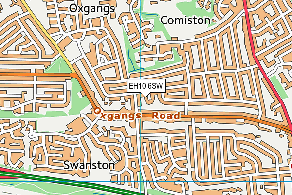 EH10 6SW map - OS VectorMap District (Ordnance Survey) EH10 6SW map - OS VectorMap District (Ordnance Survey)