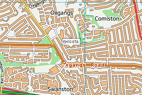 EH10 6TA map - OS VectorMap District (Ordnance Survey) EH10 6TA map - OS VectorMap District (Ordnance Survey)