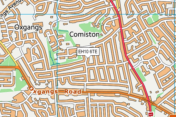 EH10 6TE map - OS VectorMap District (Ordnance Survey) EH10 6TE map - OS VectorMap District (Ordnance Survey)