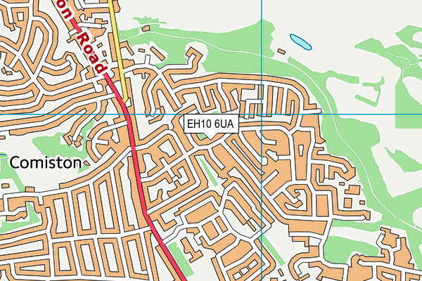 EH10 6UA map - OS VectorMap District (Ordnance Survey) EH10 6UA map - OS VectorMap District (Ordnance Survey)
