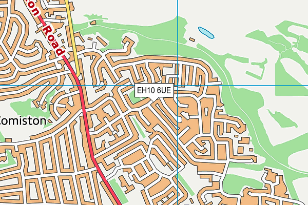 EH10 6UE map - OS VectorMap District (Ordnance Survey) EH10 6UE map - OS VectorMap District (Ordnance Survey)