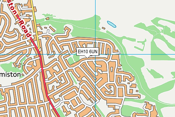 EH10 6UN map - OS VectorMap District (Ordnance Survey) EH10 6UN map - OS VectorMap District (Ordnance Survey)