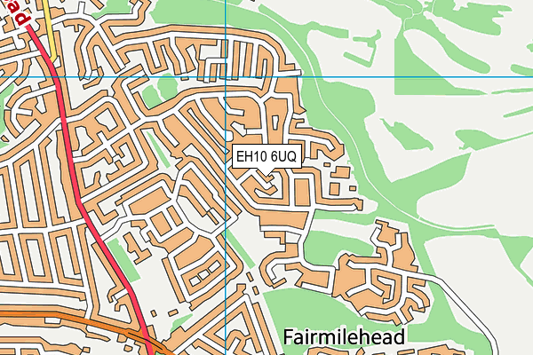 EH10 6UQ map - OS VectorMap District (Ordnance Survey) EH10 6UQ map - OS VectorMap District (Ordnance Survey)