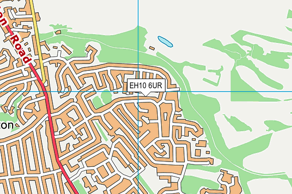EH10 6UR map - OS VectorMap District (Ordnance Survey) EH10 6UR map - OS VectorMap District (Ordnance Survey)