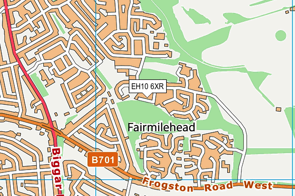 EH10 6XR map - OS VectorMap District (Ordnance Survey) EH10 6XR map - OS VectorMap District (Ordnance Survey)