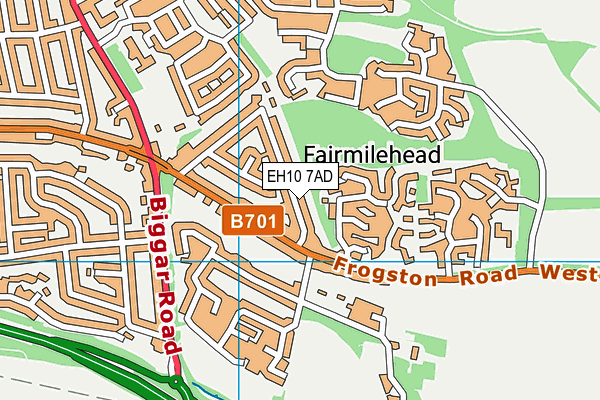 EH10 7AD map - OS VectorMap District (Ordnance Survey) EH10 7AD map - OS VectorMap District (Ordnance Survey)