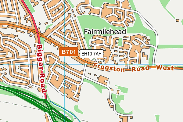 EH10 7AH map - OS VectorMap District (Ordnance Survey) EH10 7AH map - OS VectorMap District (Ordnance Survey)