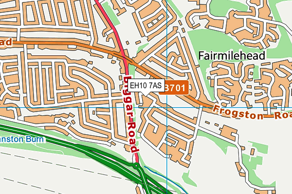 EH10 7AS map - OS VectorMap District (Ordnance Survey) EH10 7AS map - OS VectorMap District (Ordnance Survey)