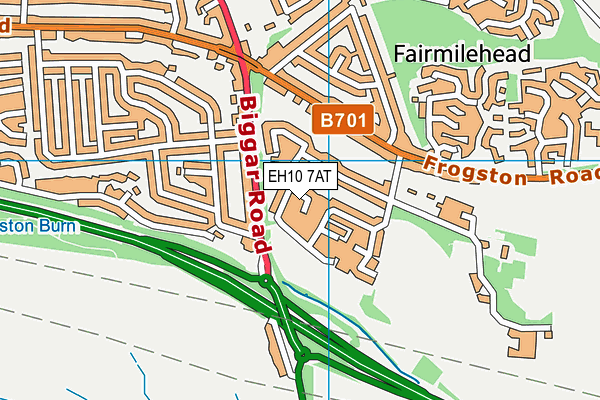 EH10 7AT map - OS VectorMap District (Ordnance Survey) EH10 7AT map - OS VectorMap District (Ordnance Survey)