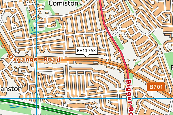 EH10 7AX map - OS VectorMap District (Ordnance Survey) EH10 7AX map - OS VectorMap District (Ordnance Survey)