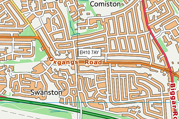 EH10 7AY map - OS VectorMap District (Ordnance Survey) EH10 7AY map - OS VectorMap District (Ordnance Survey)