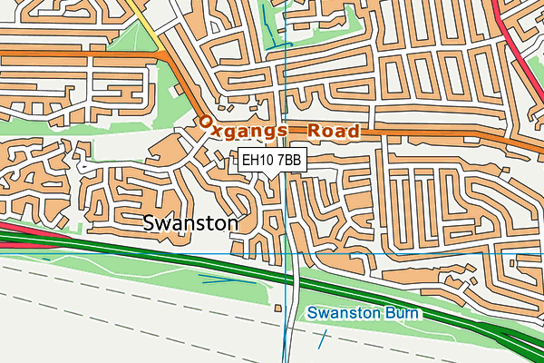 EH10 7BB map - OS VectorMap District (Ordnance Survey) EH10 7BB map - OS VectorMap District (Ordnance Survey)