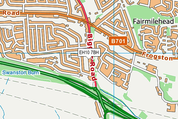 EH10 7BH map - OS VectorMap District (Ordnance Survey) EH10 7BH map - OS VectorMap District (Ordnance Survey)