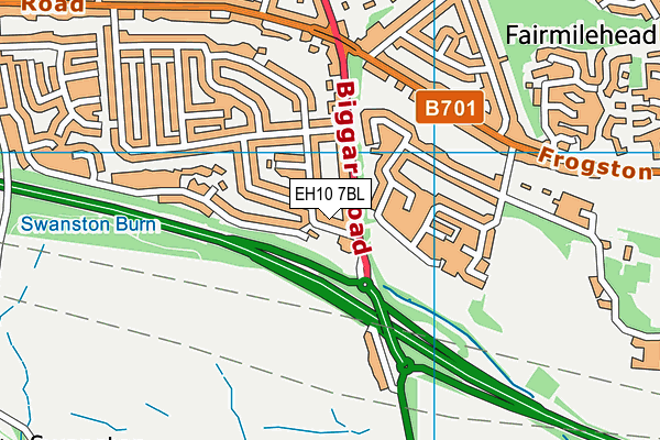 EH10 7BL map - OS VectorMap District (Ordnance Survey) EH10 7BL map - OS VectorMap District (Ordnance Survey)