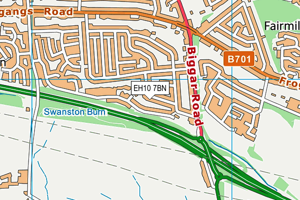 EH10 7BN map - OS VectorMap District (Ordnance Survey) EH10 7BN map - OS VectorMap District (Ordnance Survey)