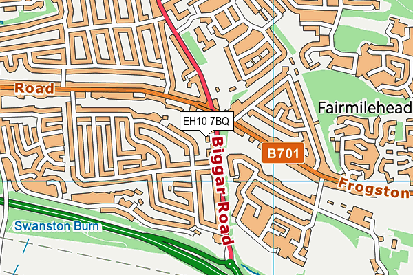 EH10 7BQ map - OS VectorMap District (Ordnance Survey) EH10 7BQ map - OS VectorMap District (Ordnance Survey)