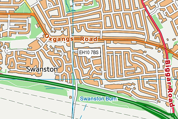 EH10 7BS map - OS VectorMap District (Ordnance Survey) EH10 7BS map - OS VectorMap District (Ordnance Survey)