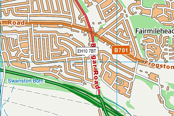 EH10 7BT map - OS VectorMap District (Ordnance Survey) EH10 7BT map - OS VectorMap District (Ordnance Survey)