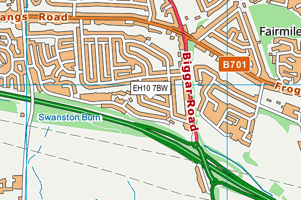 EH10 7BW map - OS VectorMap District (Ordnance Survey) EH10 7BW map - OS VectorMap District (Ordnance Survey)