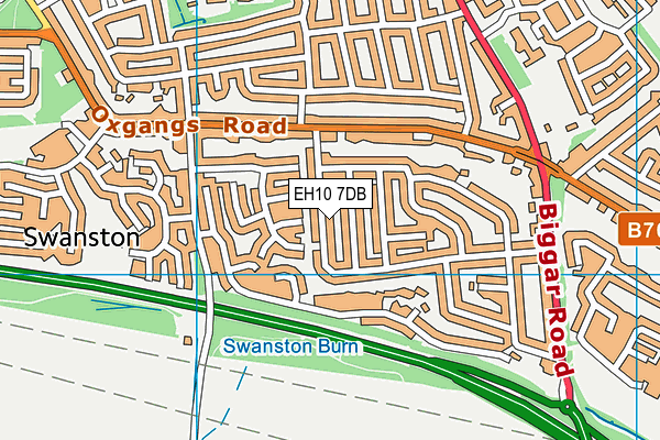 EH10 7DB map - OS VectorMap District (Ordnance Survey) EH10 7DB map - OS VectorMap District (Ordnance Survey)