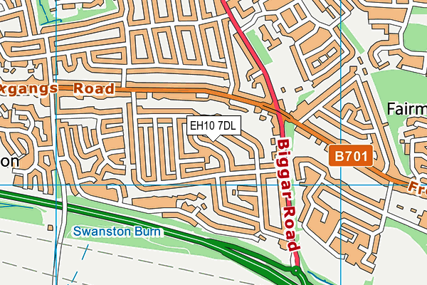 EH10 7DL map - OS VectorMap District (Ordnance Survey) EH10 7DL map - OS VectorMap District (Ordnance Survey)